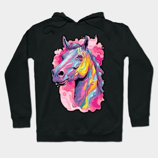 Horse cartoon colorfull t shirt Hoodie